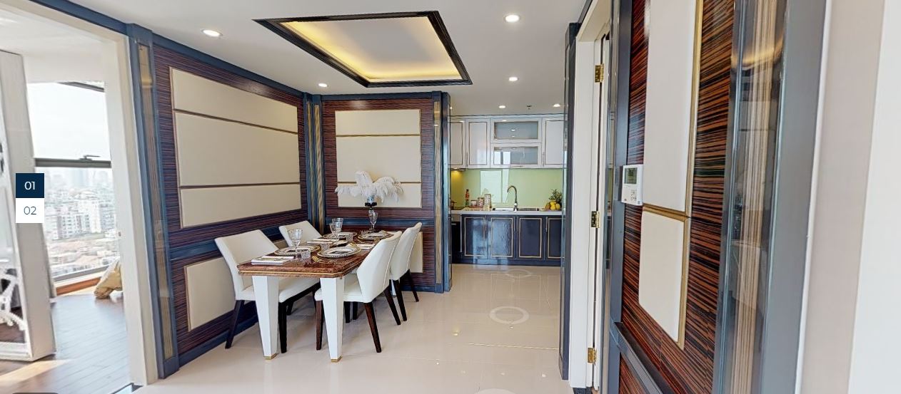 Không gian Bếp Căn Hộ Premier Sky Residences Đà Nẵng