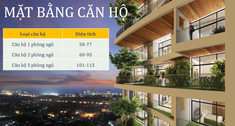 Mặt Bằng Căn Hộ Premier Sky Residences Đà Nẵng