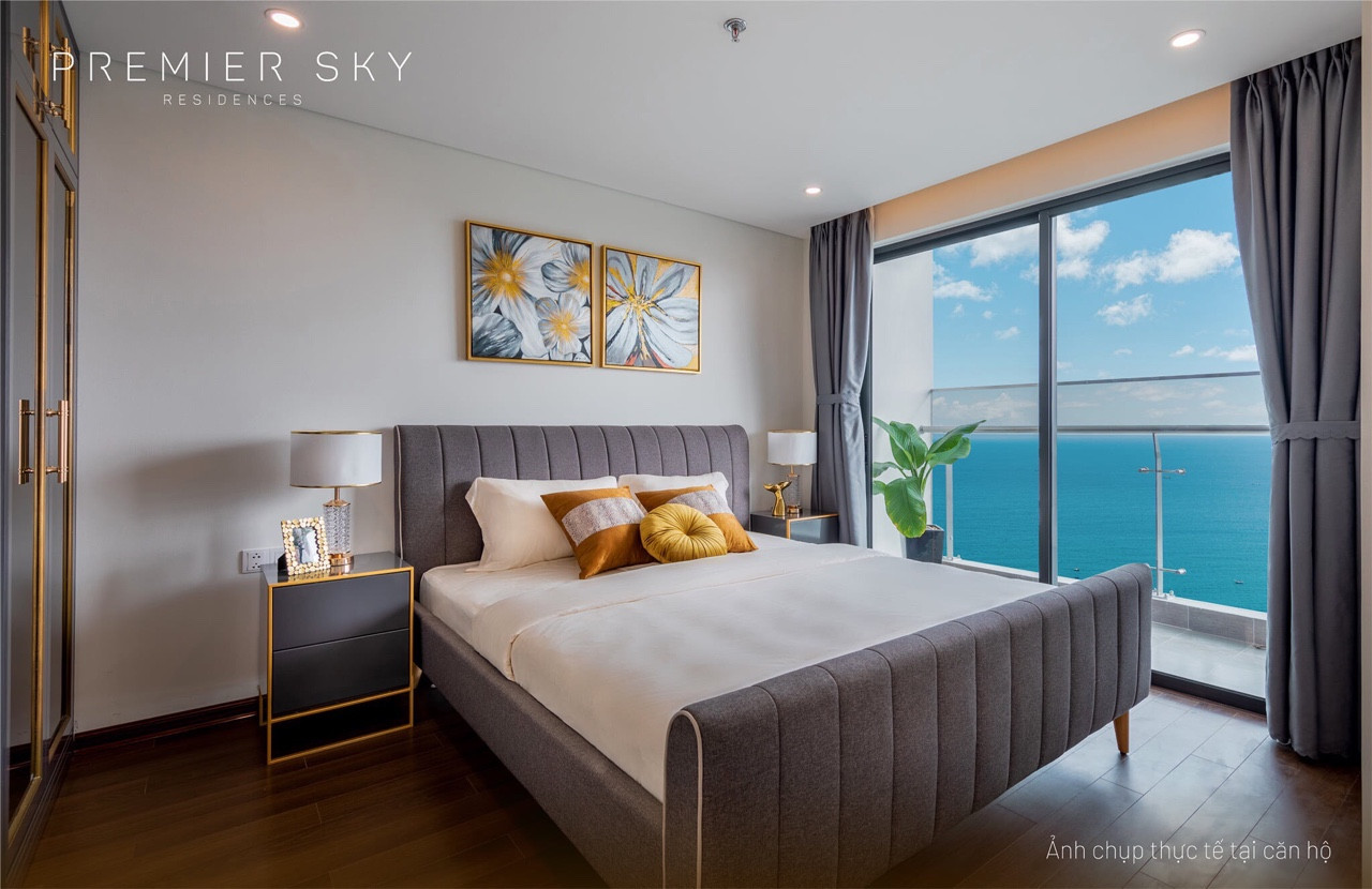 Không gian phòng ngủ Căn Hộ Premier Sky Residences Đà Nẵng