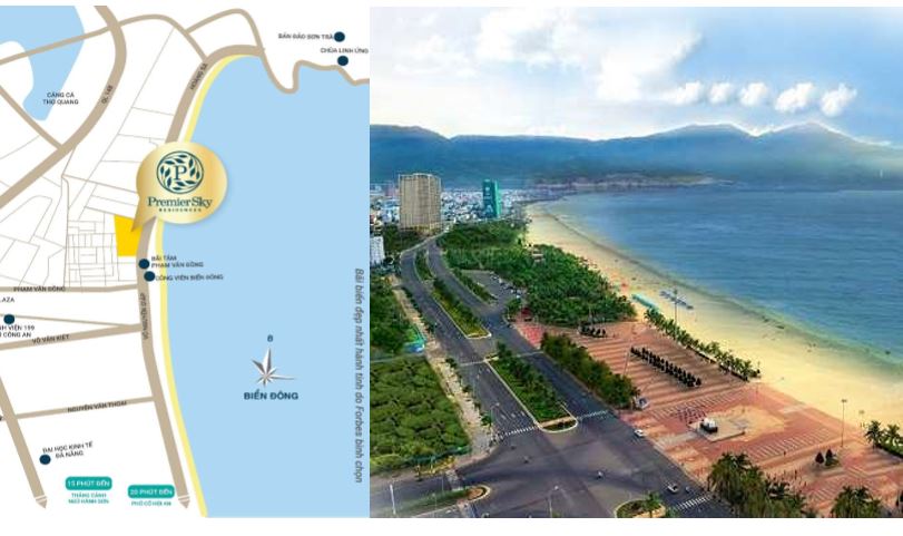 Vị trí Căn Hộ Premier Sky Residences Đà Nẵng