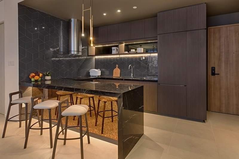 Phòng bếp căn hộ Risemount đà nẵng