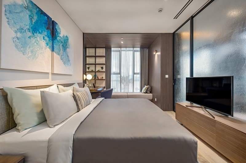 Phòng ngủ căn hộ Risemount đà nẵng