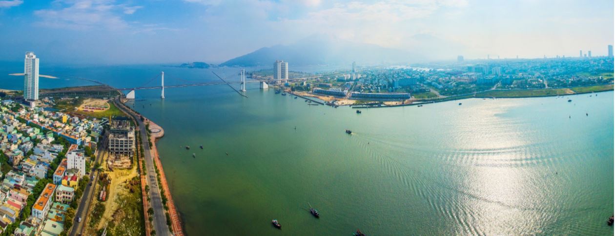 View Hướng Đông Bắc, Cầu Thuận Phước, Sông hàn, Biển Đông