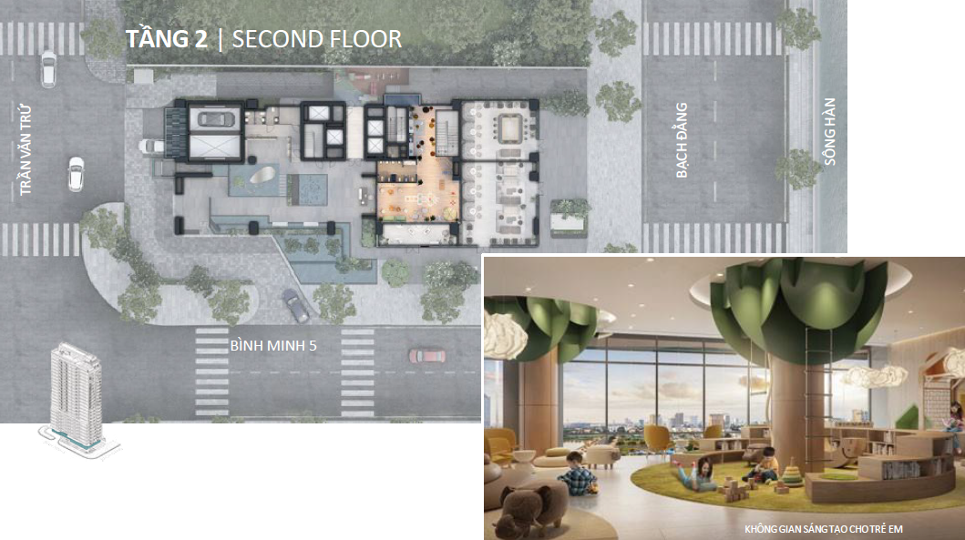 Mặt Bằng Tầng 2 Căn Hộ The Filmore Đà Nẵng