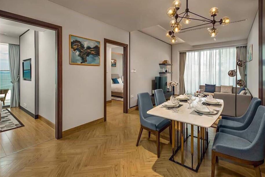 Phòng Khách Căn Hộ Wyndham Soleil Đà nẵng