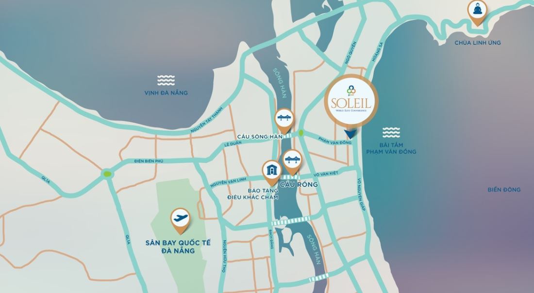 Vị trí Căn Hộ Wyndham Soleil Đà Nẵng