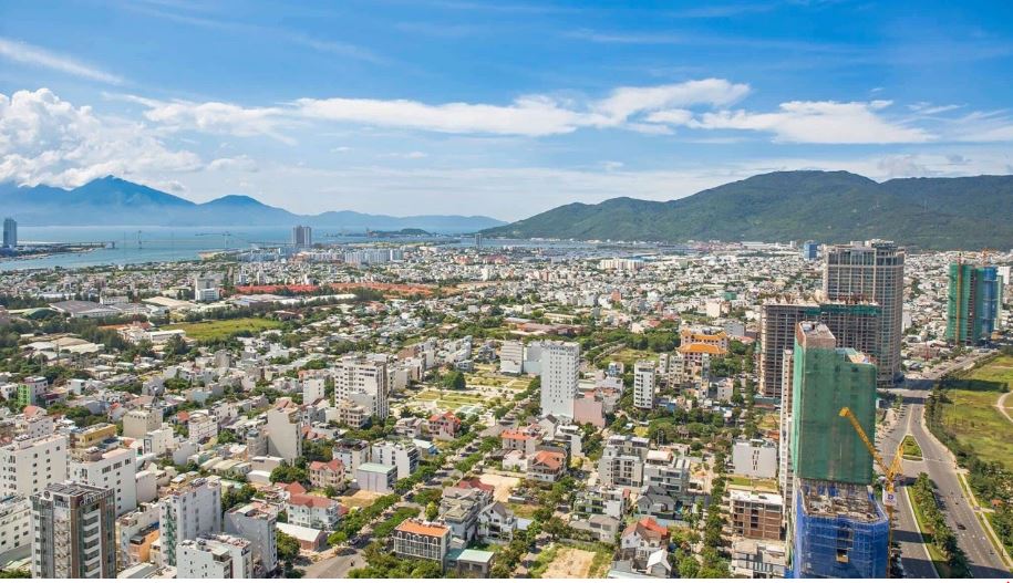 View Hướng Tây Bắc Cầu Thuận Phước Sông Hàn Bán Đảo Sơn Trà