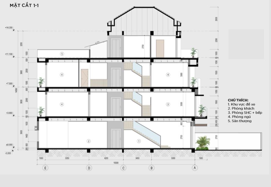 Thiết Kế Nhà Biệt Thự Ven Sông Nam Hòa Xuân