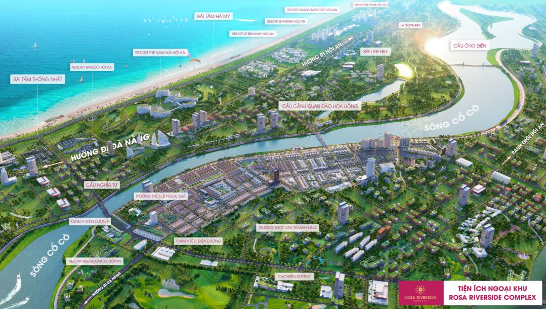 Tiện Ích Ngoại Khu Dự Án Biệt Thự Rosa Luxury Villas Quãng Nam