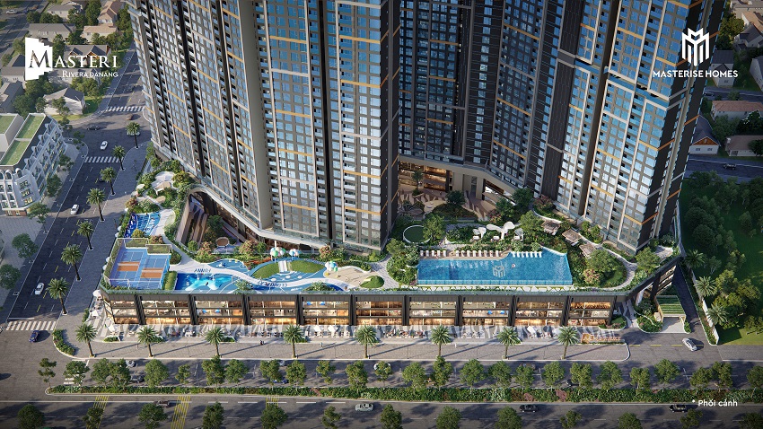 Tiện ích hồ bơi tại chung cư masteri rivera đà nẵng