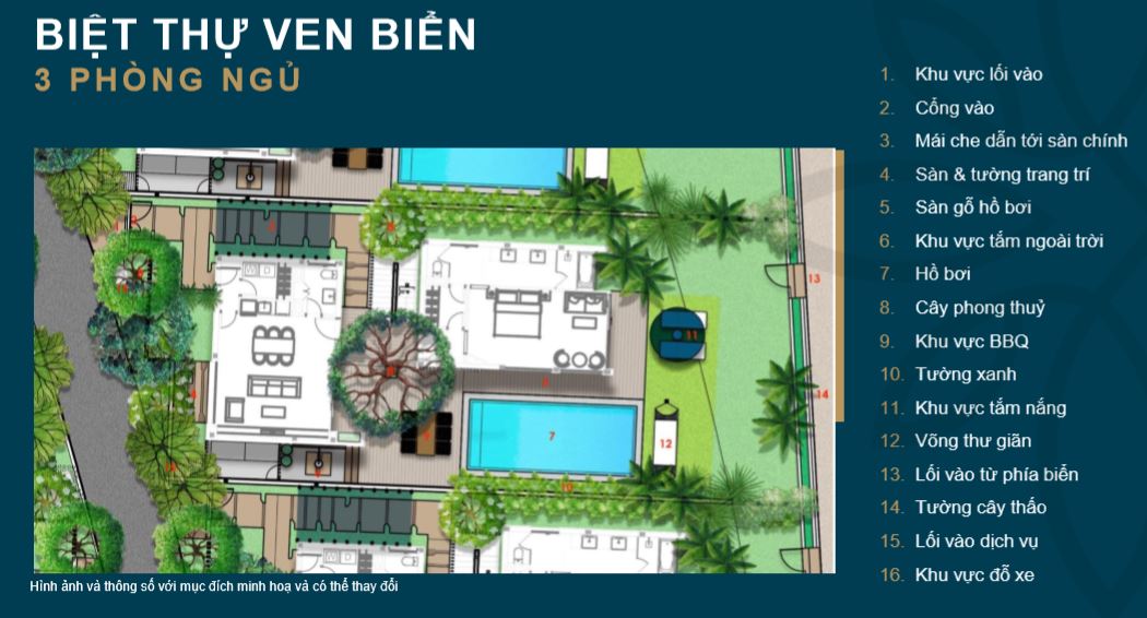 Biệt thự 3 Phòng Ngủ Shantira Beach Resort Spa Hội An