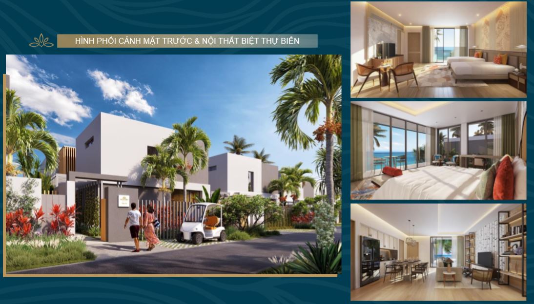 Phối cảnh nội thất biệt thự shantira beach spa hội an