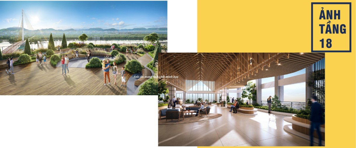 View Tầng 18 Sinh hoạt chung Căn hộ Panoma Đà Nẵng