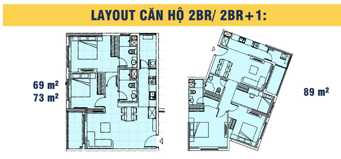 Hình ảnh căn hộ 2BR/2BR+1 Panoma đà nẵng