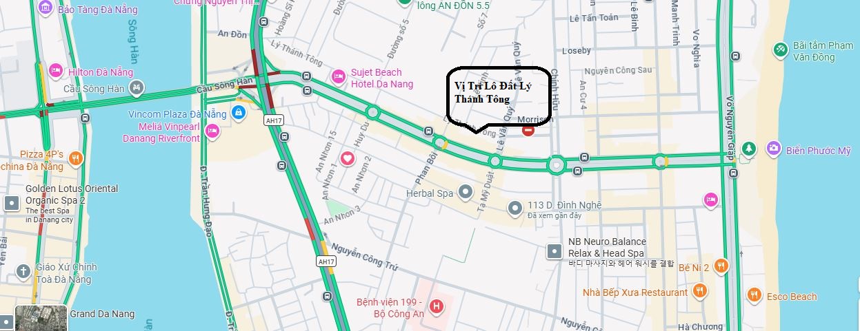 Vị trí Lô đất Lý Thánh Tông