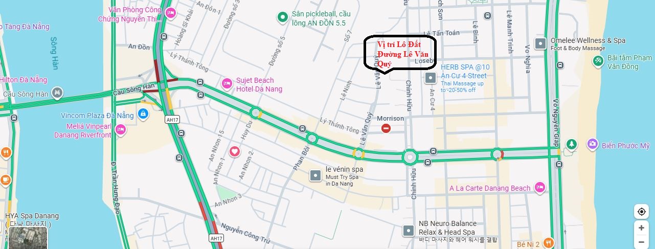 Vị Trí Lô Đất Lê Văn Quý